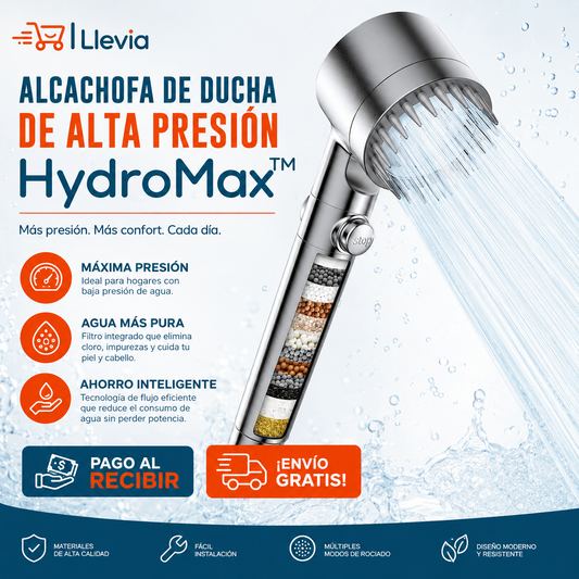 Alcachofa de ducha de alta presión - HydroMax™
