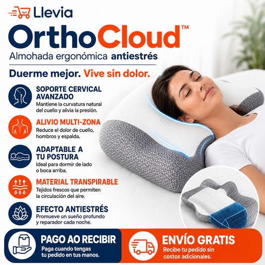 Almohada ergonómica antiestré OrthoCloud™
