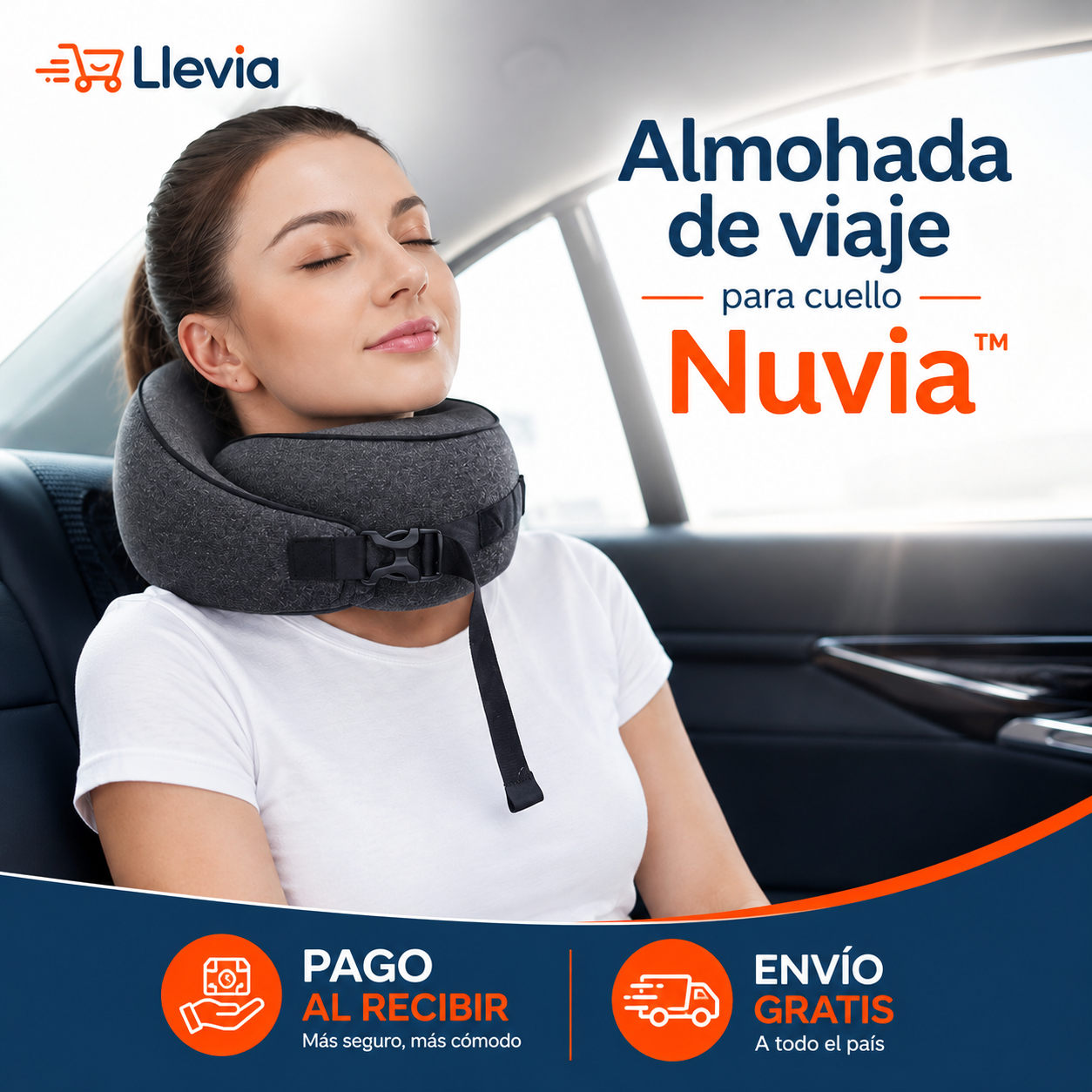 Almohada de viaje para cuello Nuvia™