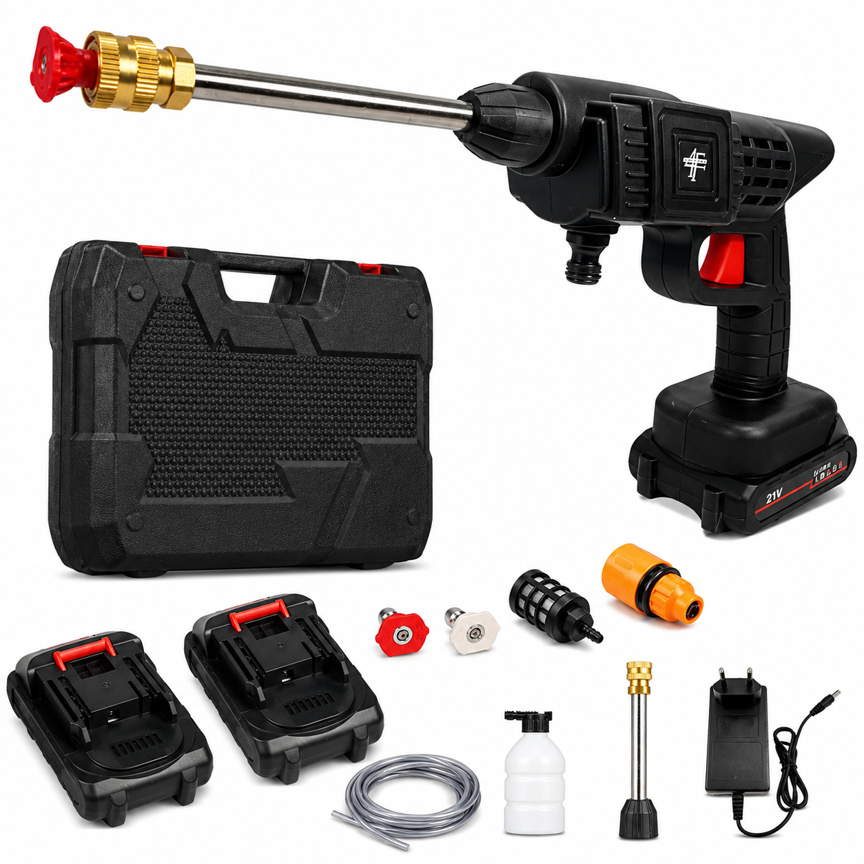 Pistola  alta presión profesional portátil doble bateria - HydroJet Pro™