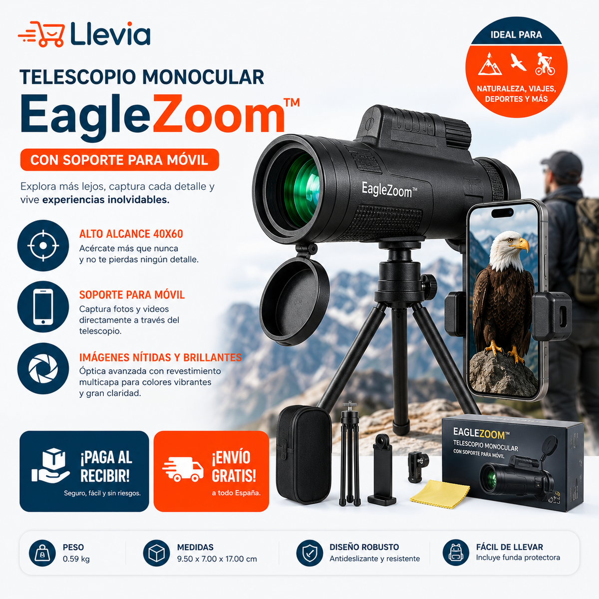 Telescopio Monocular EagleZoom™