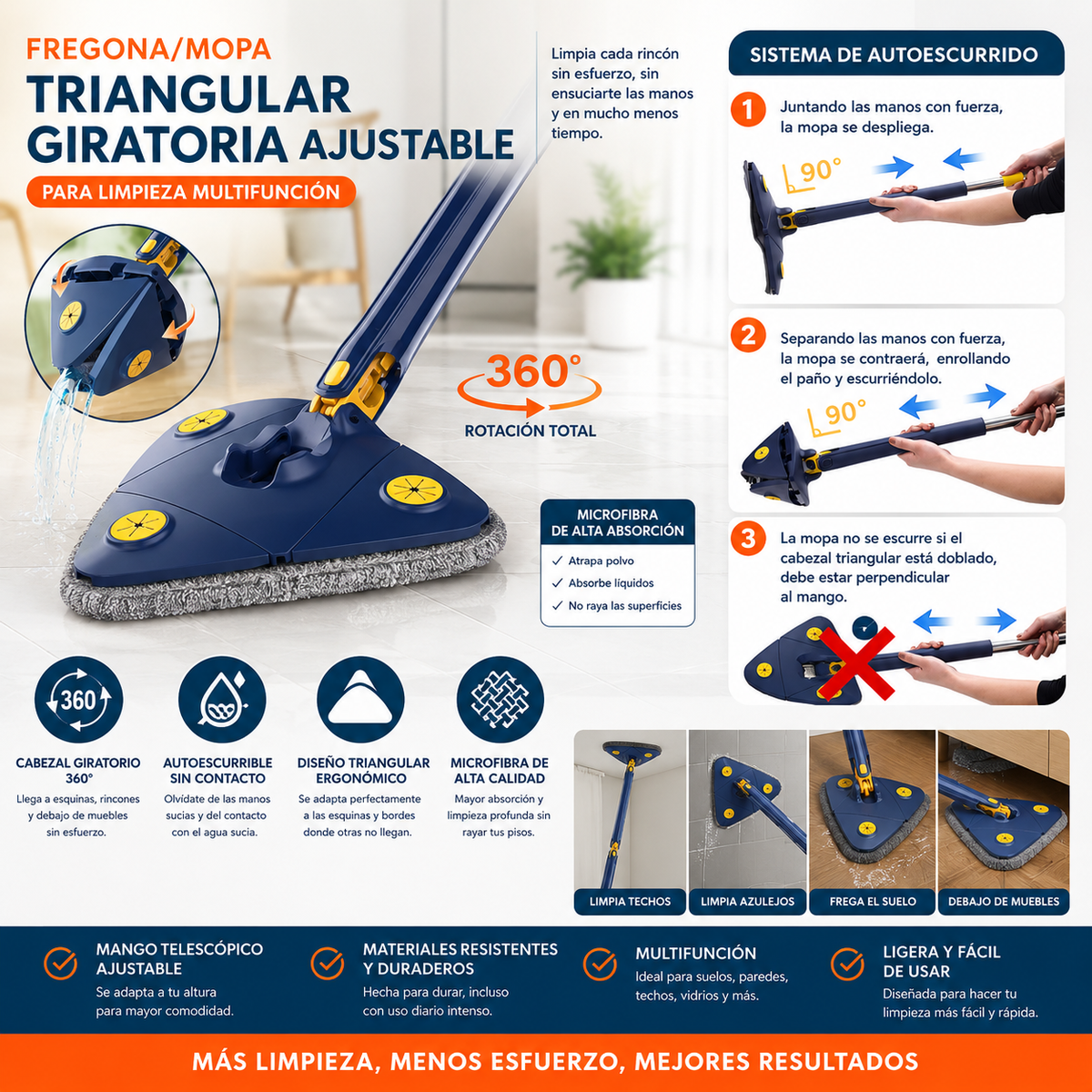 Fregona de Limpieza HandWashFree™